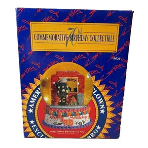 RARE and VHTF SIGNED by Emmett Kelly Jr 1994 Snow Globe.